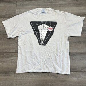 M&O Knits Vintage American Wedding Shirt XL Movie Promo American Pie 2003 Rare